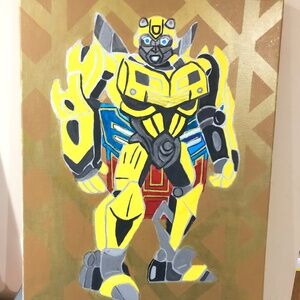 Bumblebee Autobot Canvas Painting